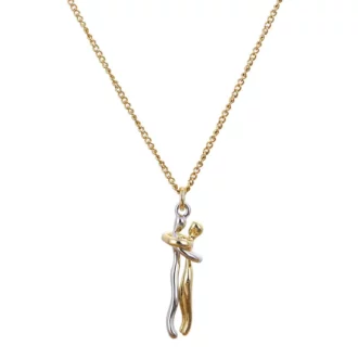 Couple Hug Necklace