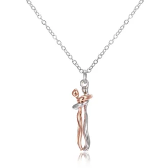 Couple Hug Necklace