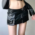 Low Rise Mini Skirt