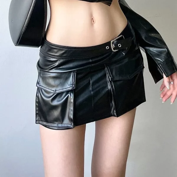 Low Rise Mini Skirt