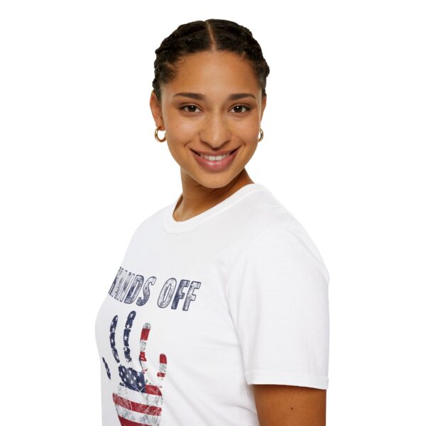 Hands Off Unisex Softstyle T-Shirt